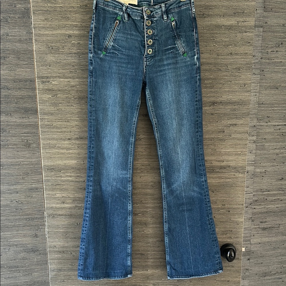 Pilcro button fly boot cut jeans size 28/ 31.5 inseam